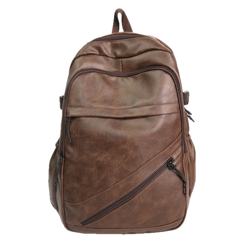 Premium Leder Laptop Rucksack Brehn