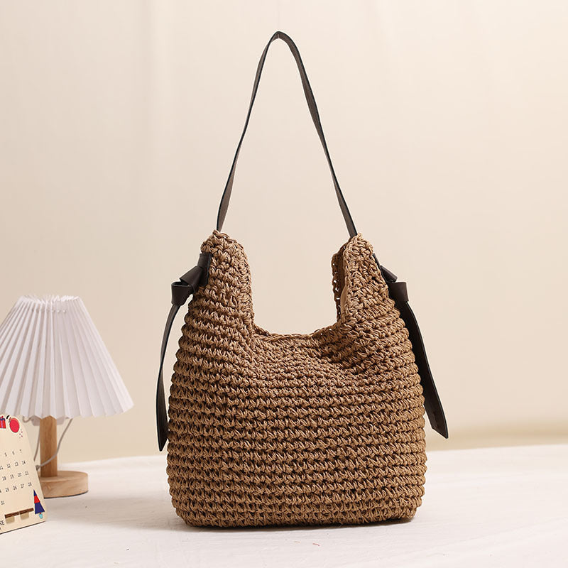 Modische Handgefertigte Schultertasche Aus Natürlichem Material Brehn