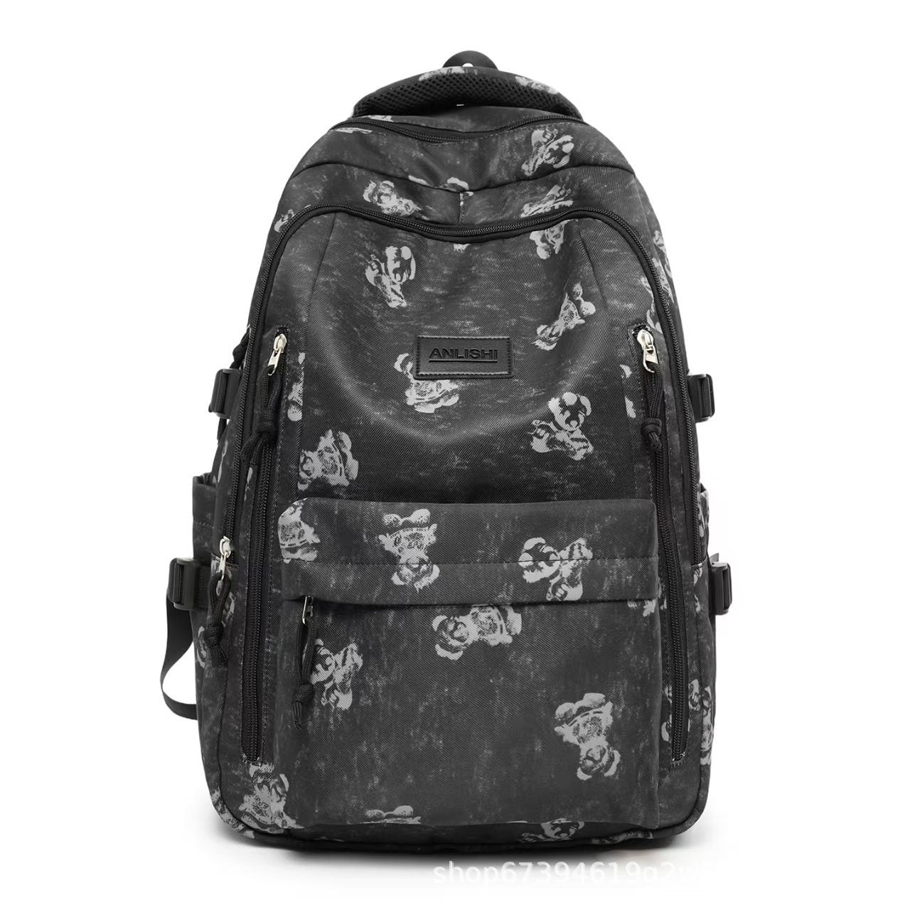 Vielseitiger Grafikdruck-Rucksack Brehn
