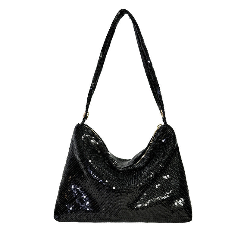 Schimmernde Pailletten Abend-Handtasche