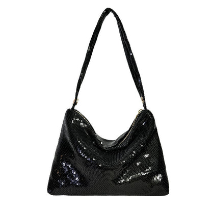 Schimmernde Pailletten Abend-Handtasche