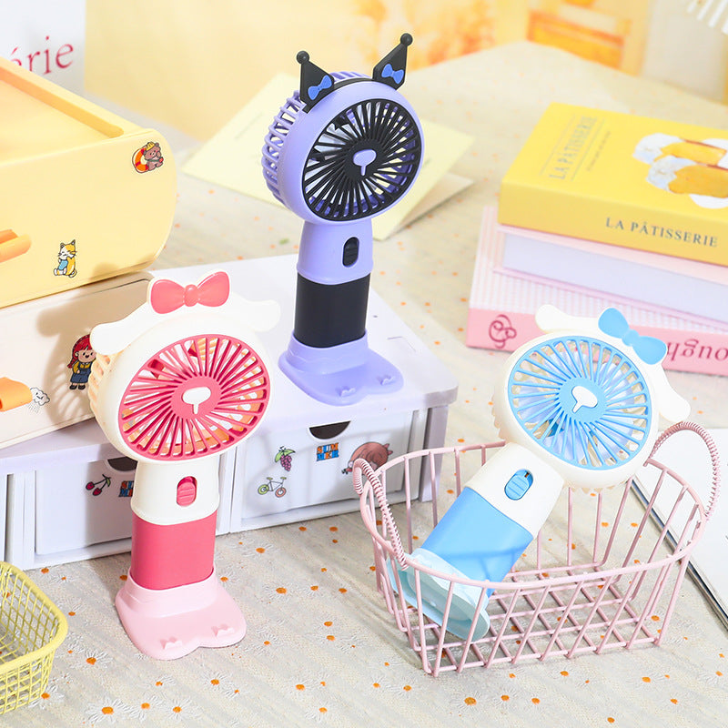 Damen Tragbarer Mini Handventilator im niedlichen Bärendesign Brehn