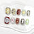 Festliches Thema Press-On Nagelkunst Set Brehn