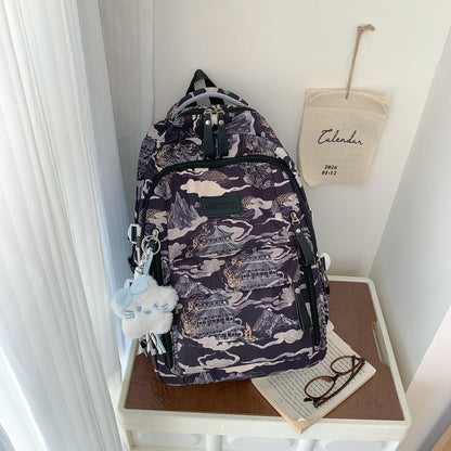 Stylische Illustrierte Rucksack Brehn