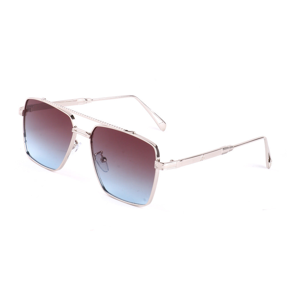Damen oversized Sonnenbrille mit elegantem Metallrahmen Brehn