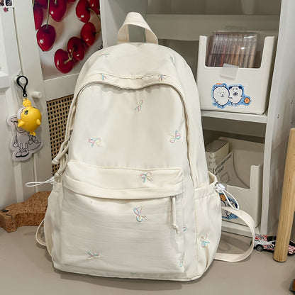 Besticketer lässiger Schulrucksack