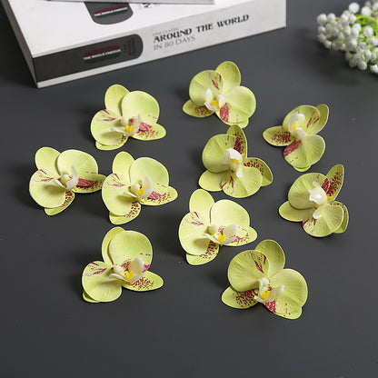 Künstliche Orchideenblütenakzente für die Wohnkultur