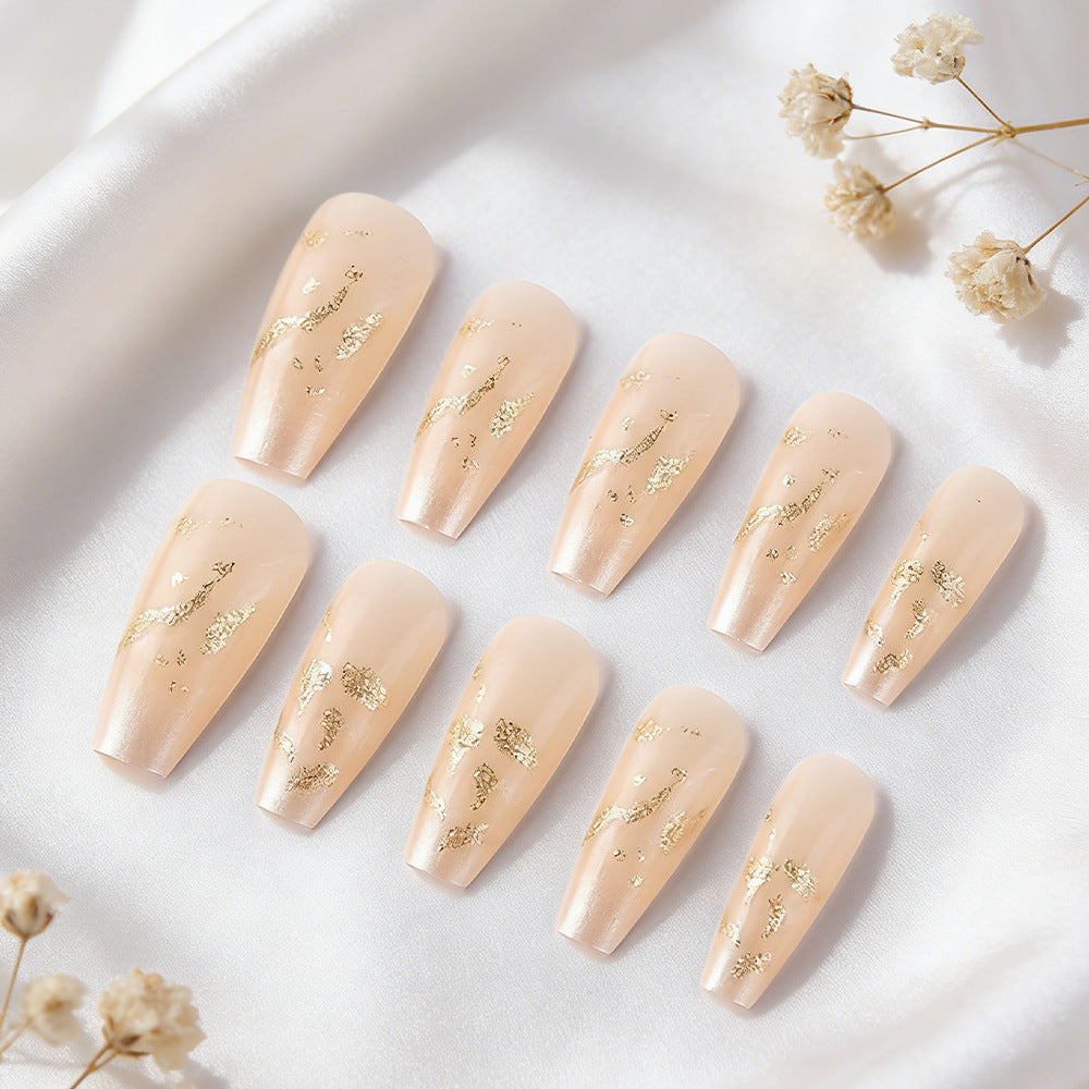 Glitzernde Eleganz Press-On Nagelset Brehn