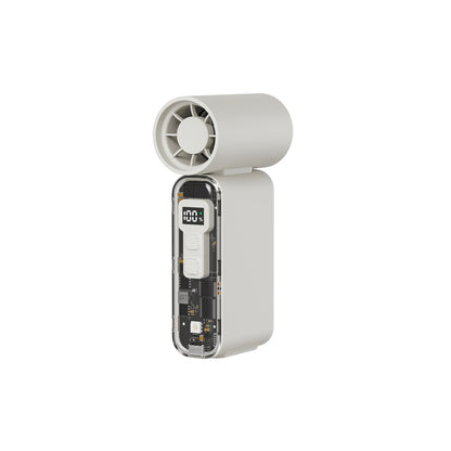 Unisex Tragbarer USB-Luftzirkulator mit digitaler Anzeige Brehn