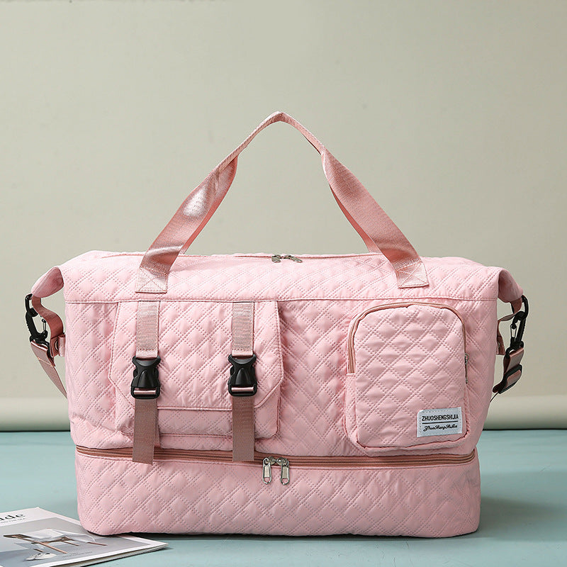 Premium gep quiltete Reisetasche