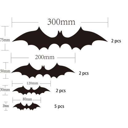 Dekoratives Bat Wandkunst-Set Brehn
