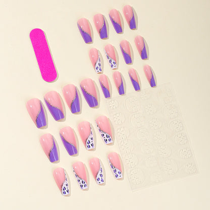 Dekorative Lange Acryl-Nagelkunst-Verlängerungen Brehn
