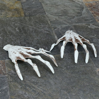 Gruselige realistische Skeletthand Requisite Brehn