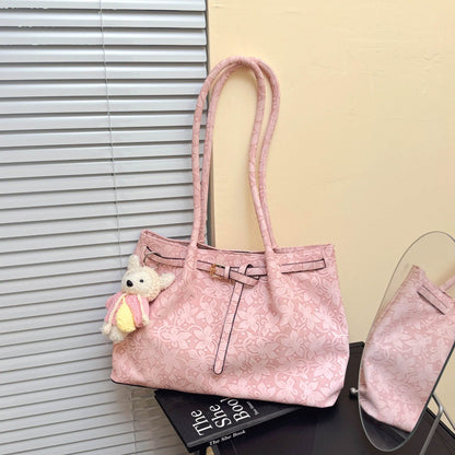 Elegante Handtasche mit floralem Muster