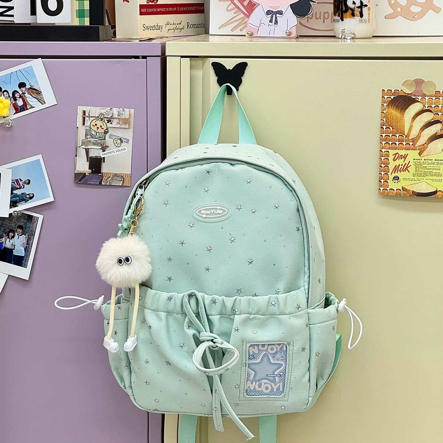 Spaß Casual Stern-Print Schulrucksack