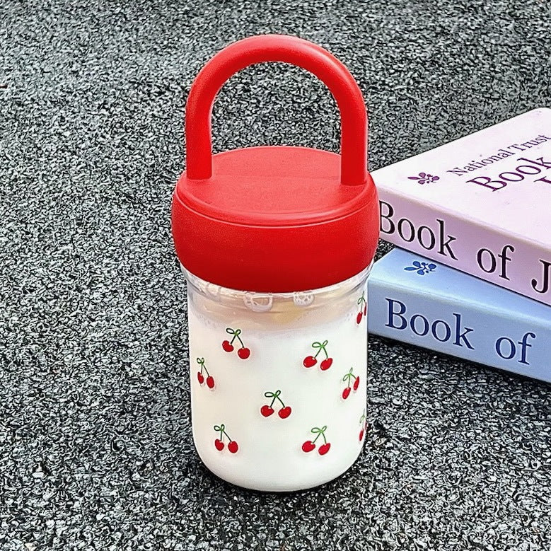 Damen umweltfreundliche Trinkflasche mit praktischem Tragegriff Brehn