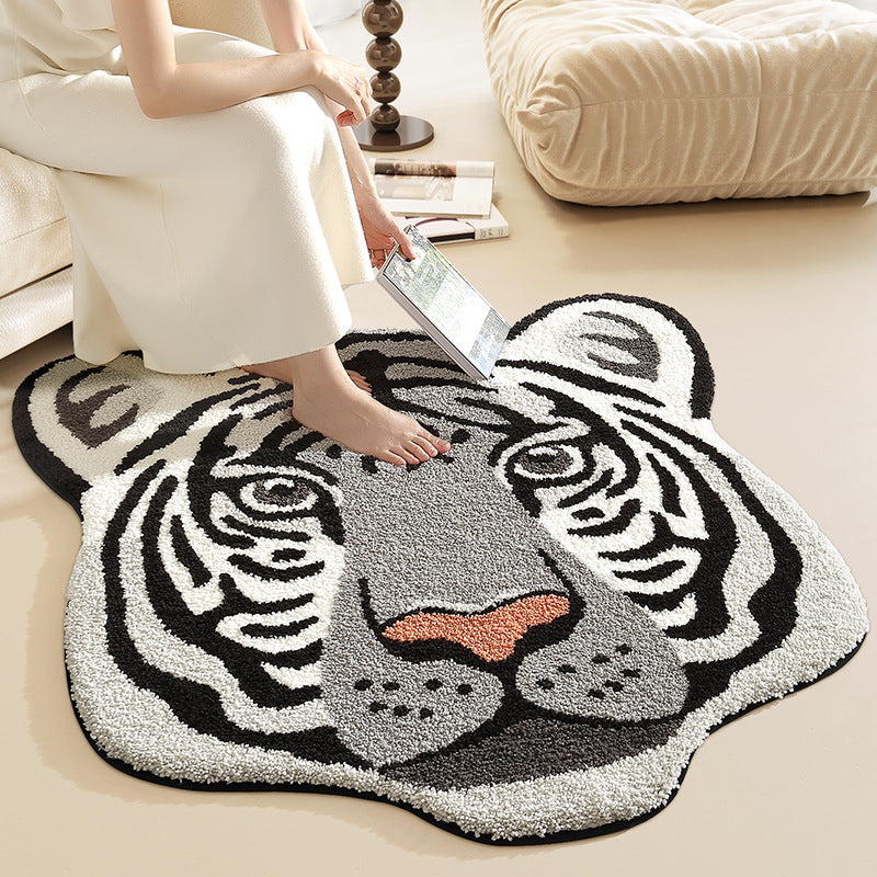 Tiger-Kopf-förmiger Teppich Brehn