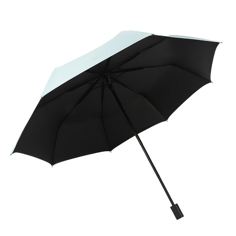 Damen kompakter Falt-Regenschirm mit Griff Brehn