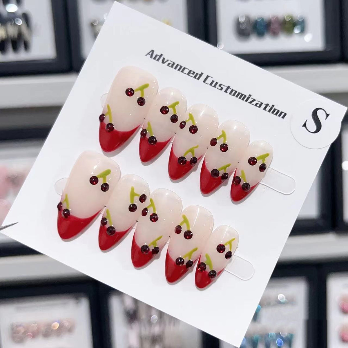 Kirschblüten-Themen Press-On Nail Set