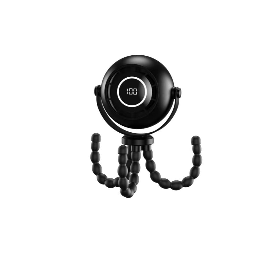 Unisex nan tragbarer Bluetooth-Lautsprecher mit LED-Akkustandsanzeige und flexiblen Silikon-Füßen Brehn