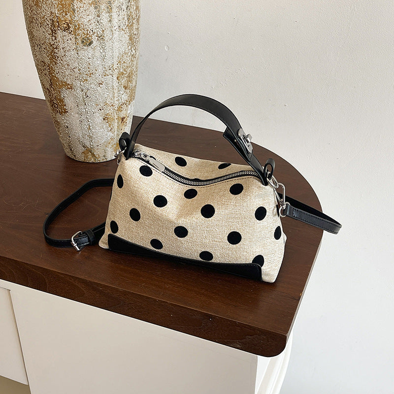 Polka Dot Dekorative Mini-Handtasche