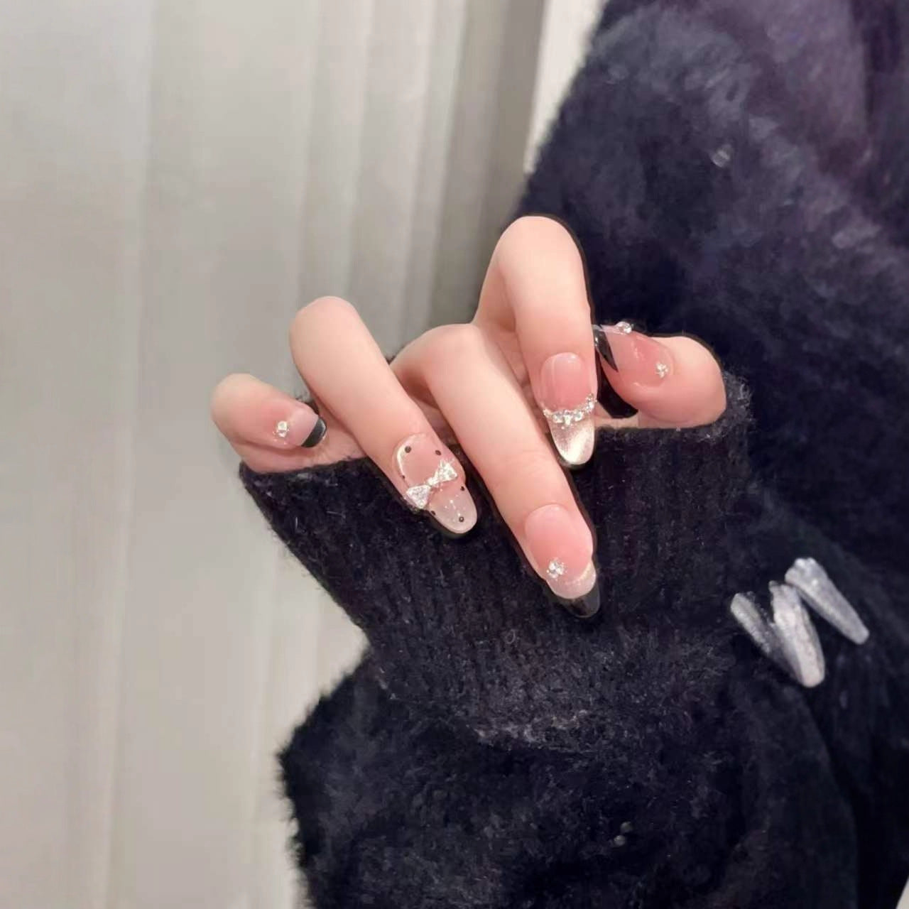 Glamouröse Press-On Nagelkunst Brehn