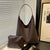 WoTextured Stoff Slouchy Tragetasche Brehn
