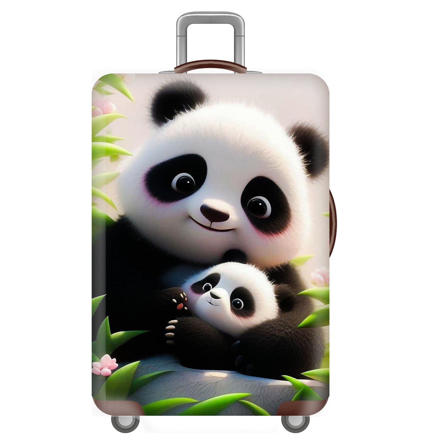 Unisex Hartschalenreisekoffer mit lustigem Pandamotiv Brehn