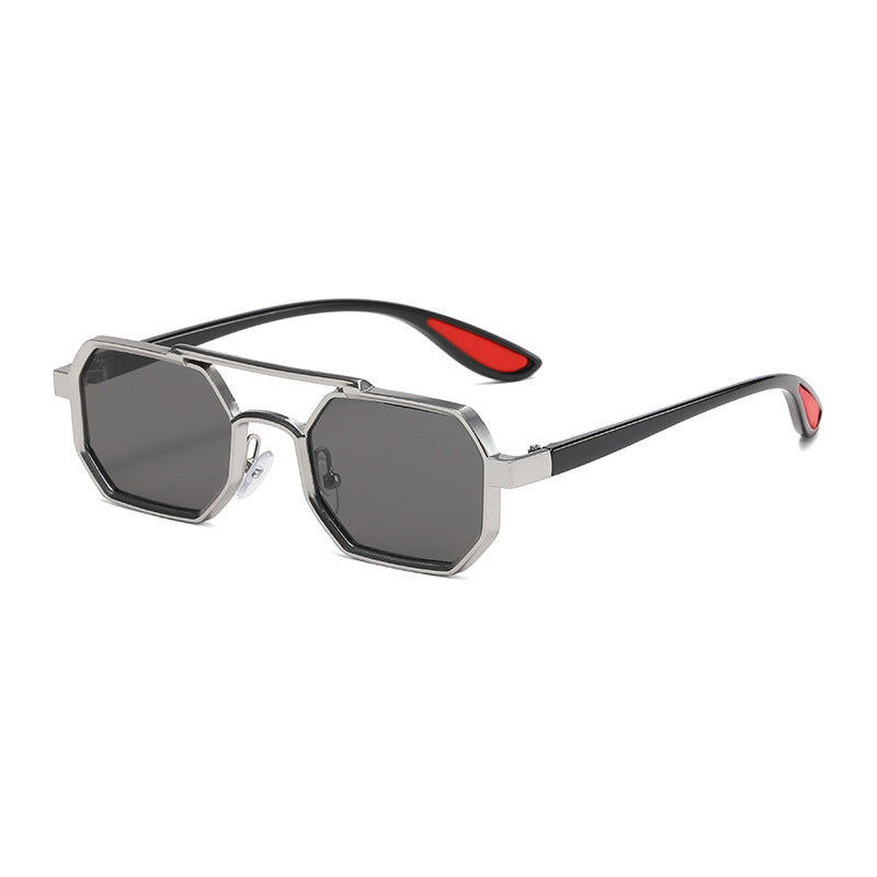 Damen modische Designer-Sonnenbrille mit exklusivem achteckigem Rahmen Brehn
