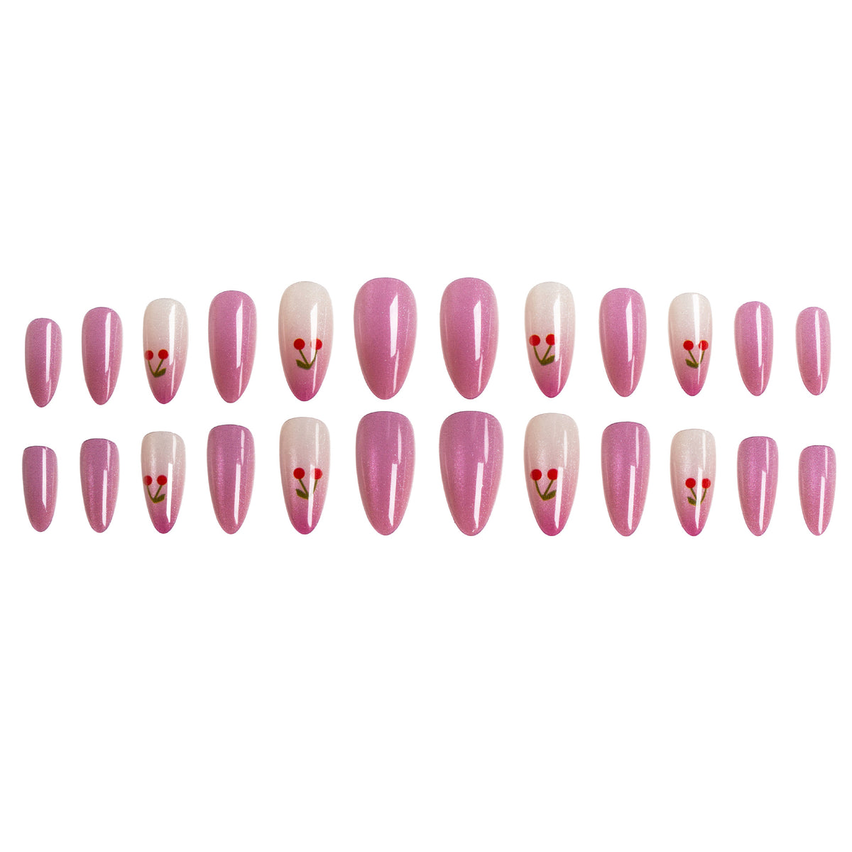 Chic Kirschblüten Nagelkunst
