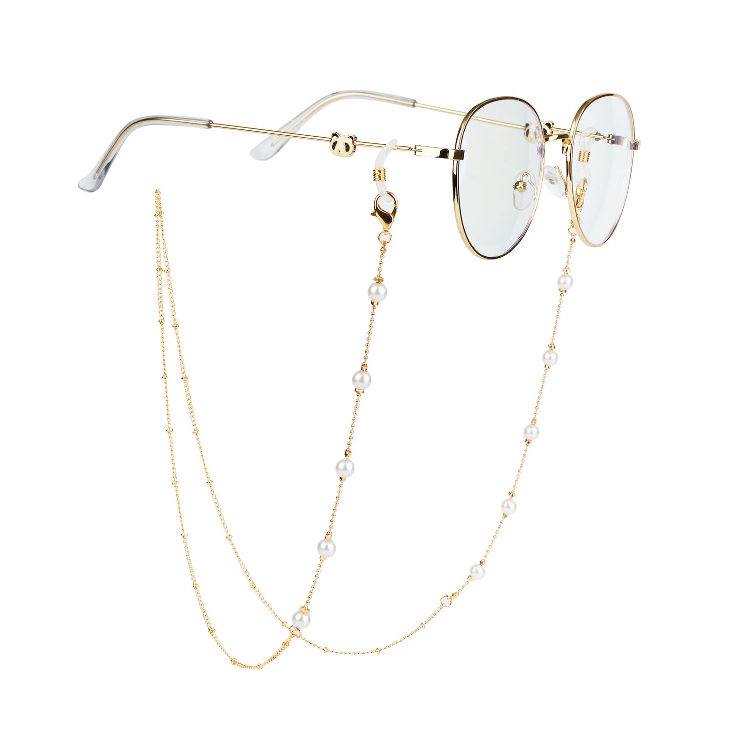 Elegante Brillenkette mit Perlen und Akzenten Brehn