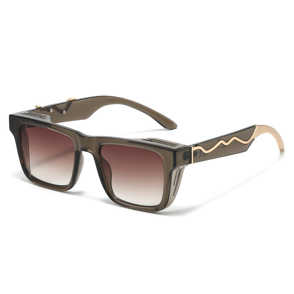 Damen modische Sonnenbrille im markanten, kantigen Design Brehn