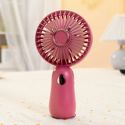 Damen tragbarer Handventilator im verspielten Hasen-Design Brehn