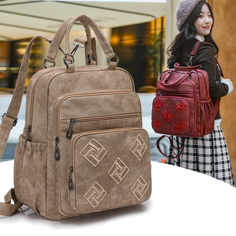 Trendiger Mehrfach-Fach-Rucksack Brehn