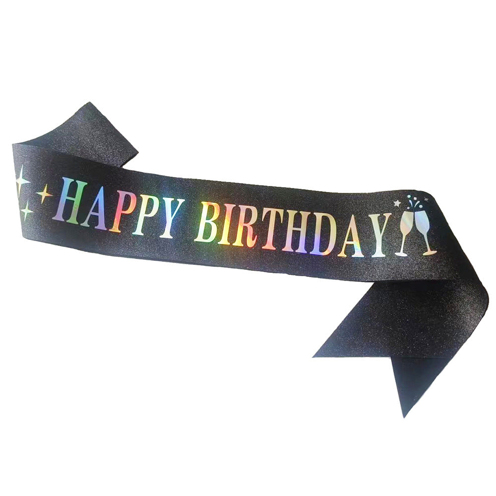Damen Funkenkrone mit „Happy Birthday“ Schriftzug Brehn