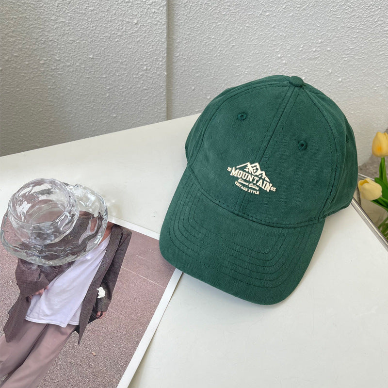 Herren Vintage-inspirierte Berggrafik Baseballkappe Brehn