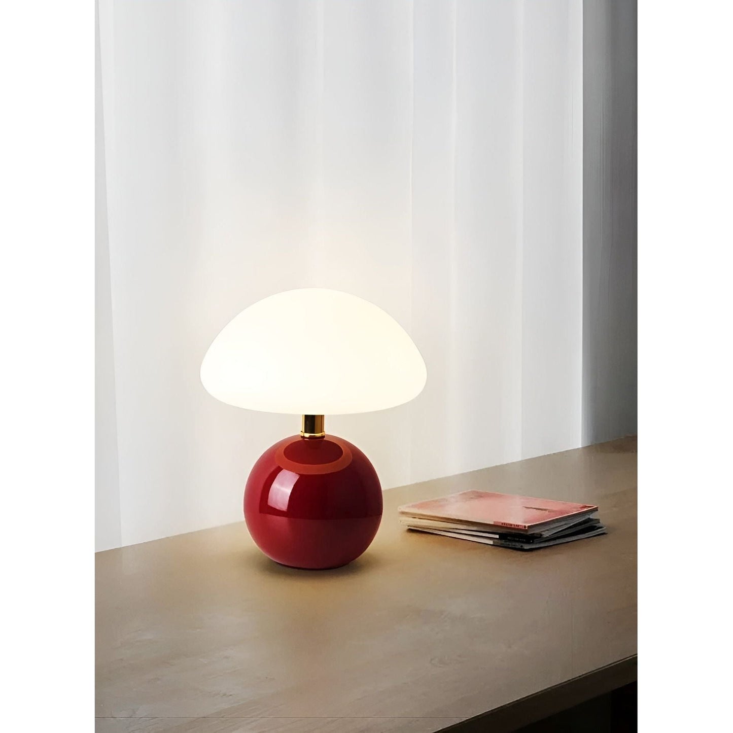 CreamyShine Lampe - Gemütliche Pilz Nachttischlampe | Brehn