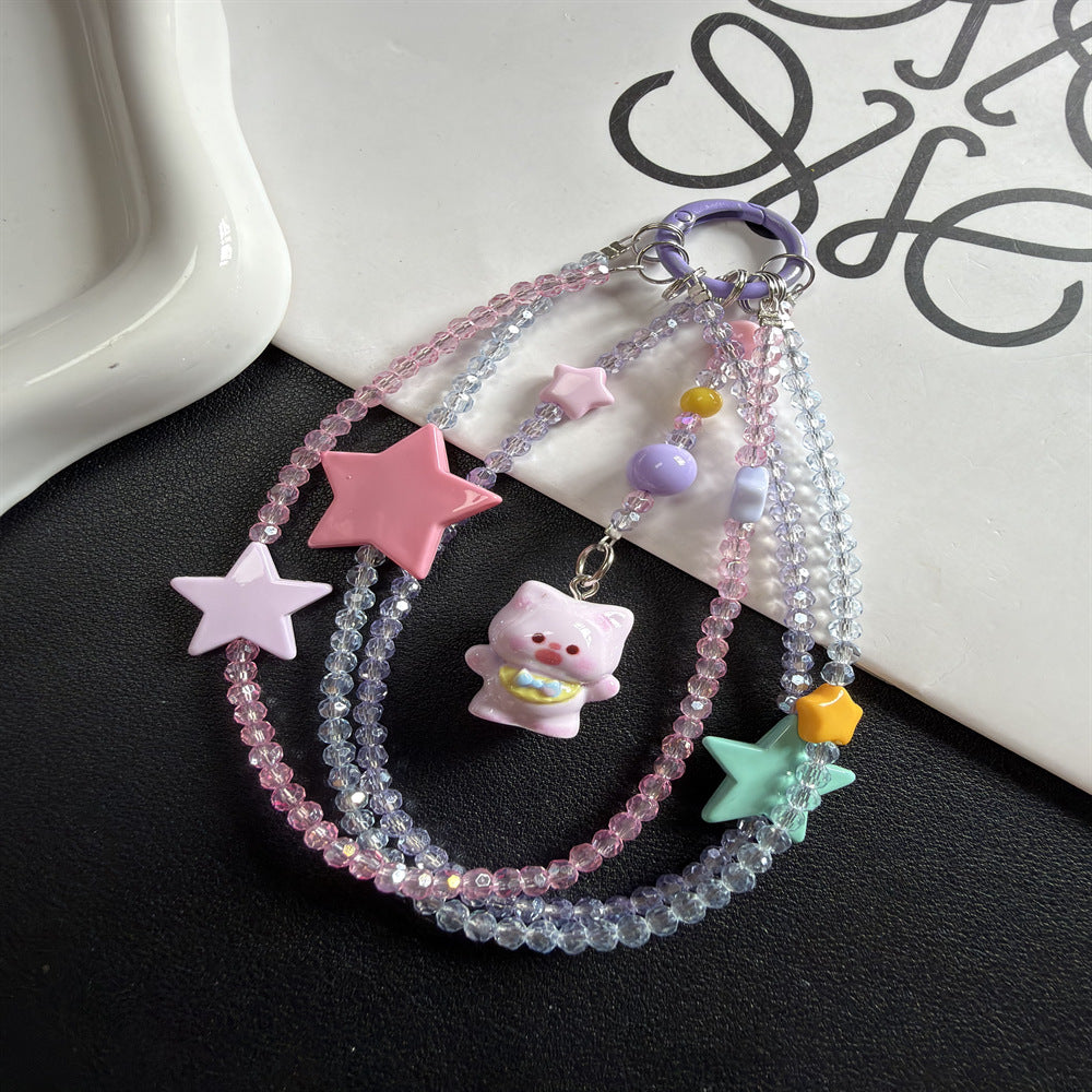 Verspielte Stern- und Tieranhänger-Lanyard Brehn