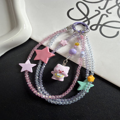 Verspielte Stern- und Tieranhänger-Lanyard Brehn