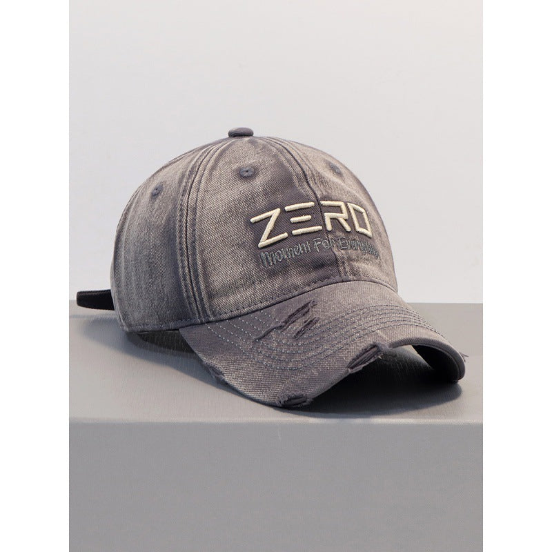 Herren Distressed Baumwoll Baseball Cap Brehn 1784270076