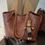 Premium Kunstleder Tragetasche Brehn