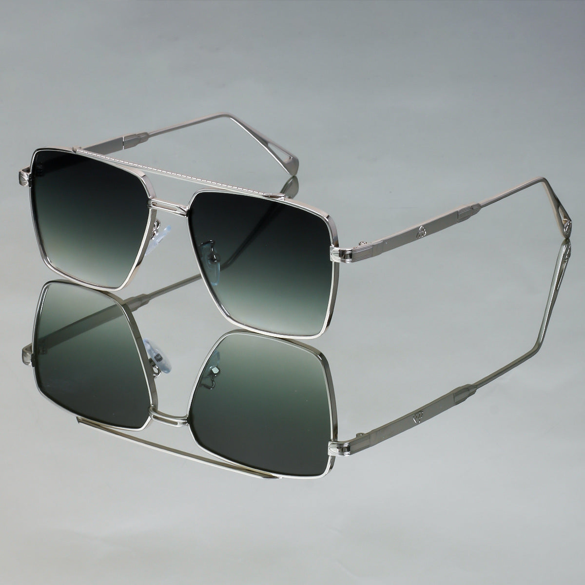 Damen oversized Sonnenbrille mit elegantem Metallrahmen Brehn