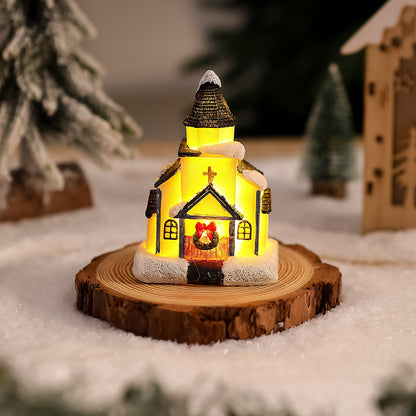 Nostalgische Weihnachtsdorf-Haus-Dekoration Brehn