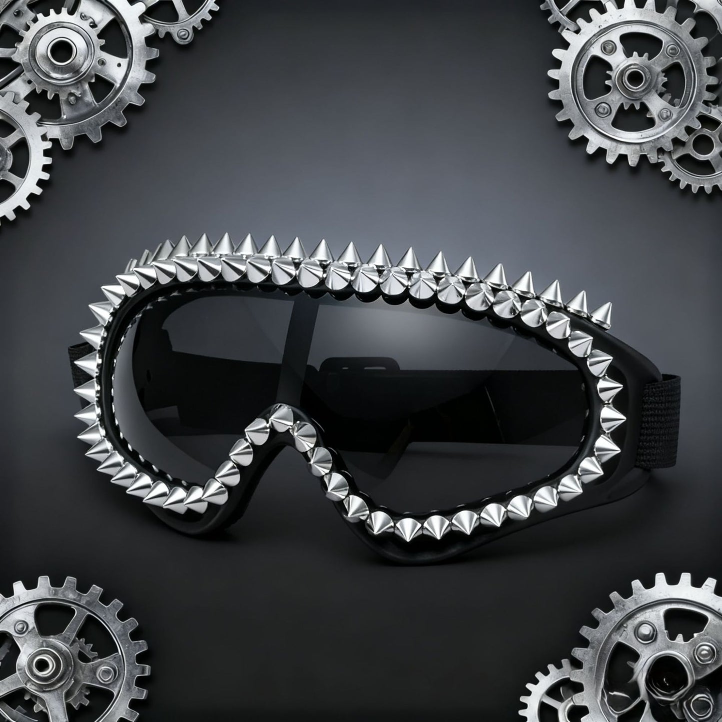 Damen modische Skibrille mit einzigartigem Nieten-Design Brehn