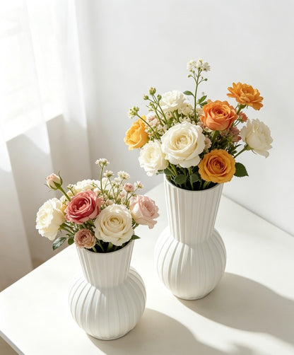 Elegantes Blumenarrangement Vase Brehn