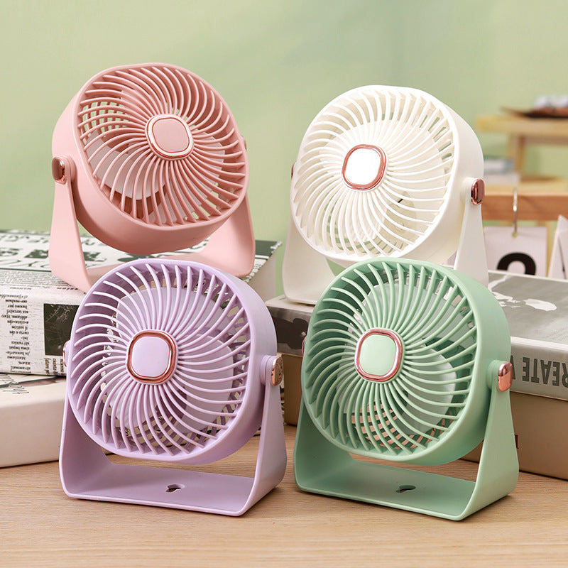 Damen tragbarer Mini Tischventilator mit Vibrationsdämpfung Brehn