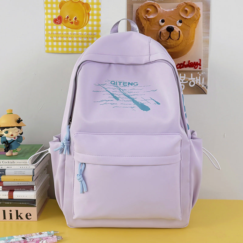 Stylischer Grafik-Schulrucksack
