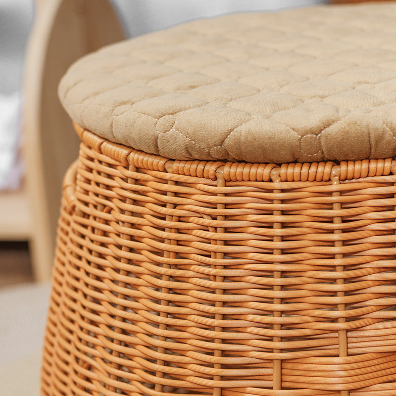 Woven Storage Ottoman Brehn