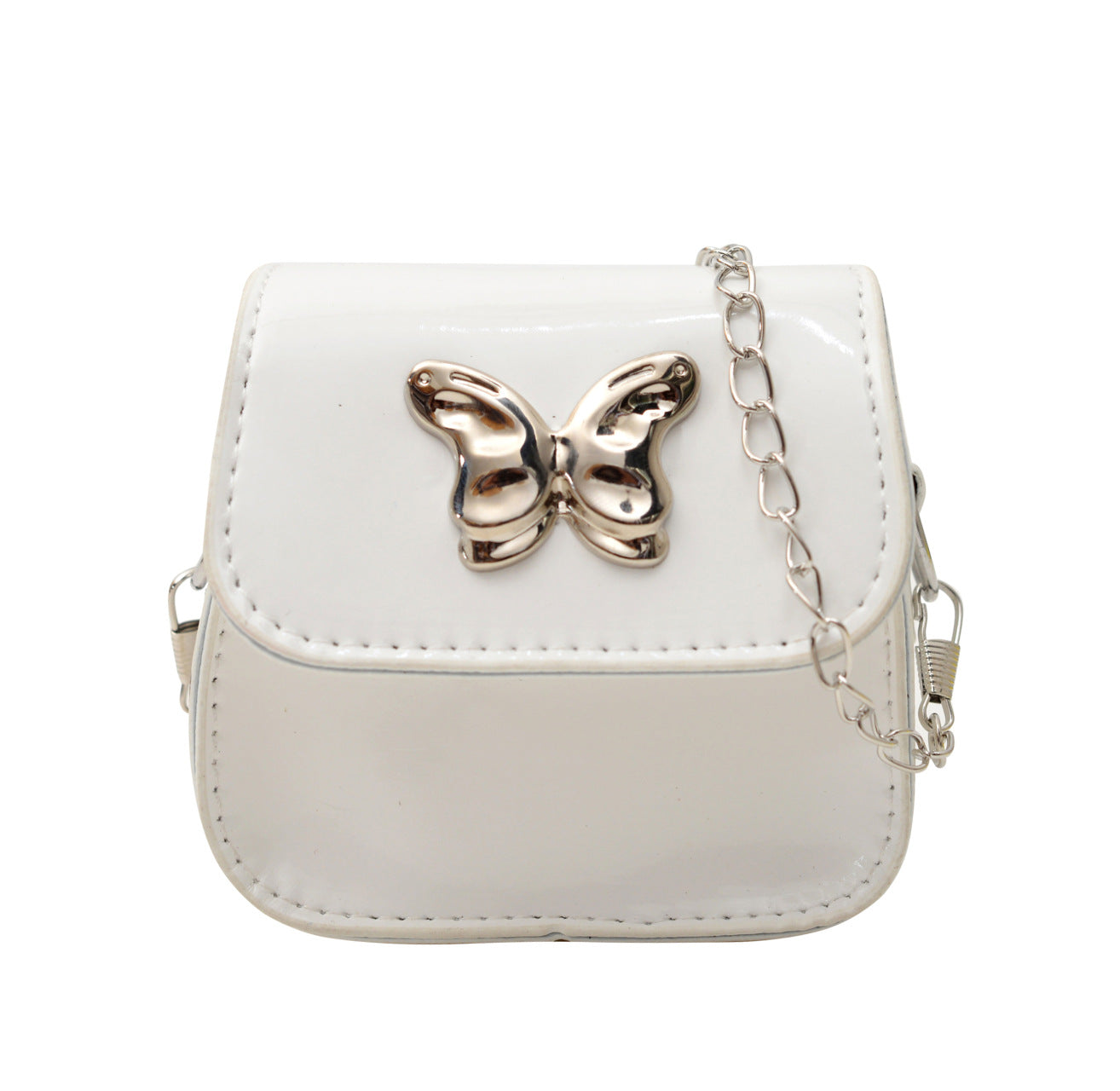 WoStylish Schmetterlingsverschluss Mini-Handtasche Brehn