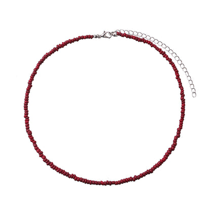Buntes Perlen-Choker-Halsband Brehn
